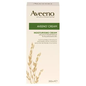 Aveeno moisturising cream 300ml with pump dispenser - British product