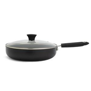 Sainsburys Habitat Aluminium Sauté Pan Black Non Stick 28cm- Buy online at McGrocer