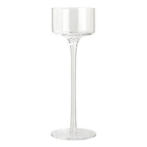 Habitat Klarer Langstieliger Glas-Stabkerzenhalter 25 cm