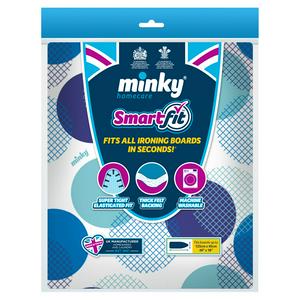Minky Smart Fit ironing board cover 125x45cm, imported from the UK