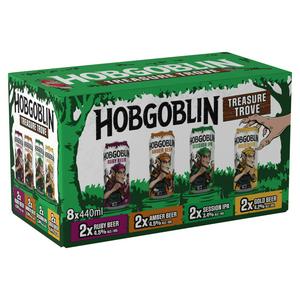 Hobgoblin beer multipack mixed varieties 8 x 440ml, UK version