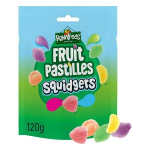 Sainsburys Rowntree's Squidgers Fruit Pastilles Sweets 120g- Buy online at McGrocer