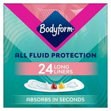 Bodyform Extra Protection Long Panty Liner 24 pack - British product