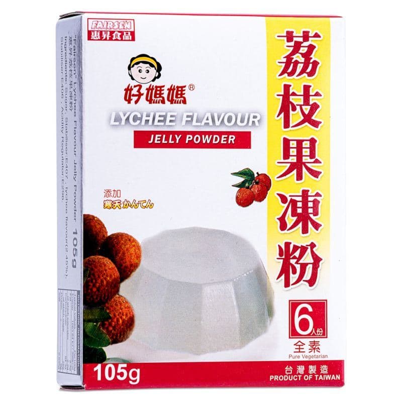 Fairsen Lychee Flavour Jelly Powder 惠昇 好媽媽荔枝果凍粉