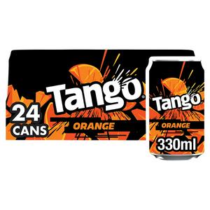 Tango orange soft drink original 24x330ml (British brand)