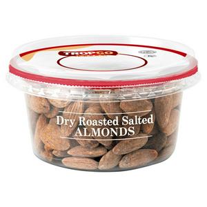 World Of Nuts dry roasted salted almonds 180g (British brand)