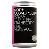 Moth Cosmopolitan Vodka Cranberry Lime 125ml, imported from the UK