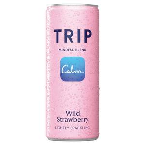 Sainsburys Trip Mindful Blend Wild Strawberry Sparkling Drink 330ml- Buy online at McGrocer