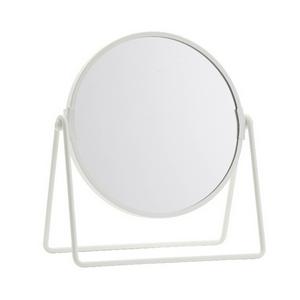 Sainsbury's Home white metal round swivel mirror 21x19cm (British brand)