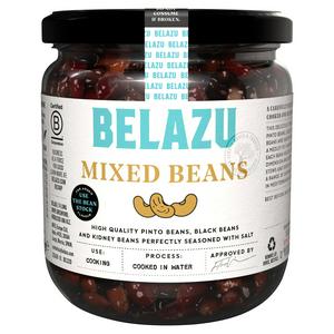 Belazu mixed beans pinto black kidney beans 350g (British brand)
