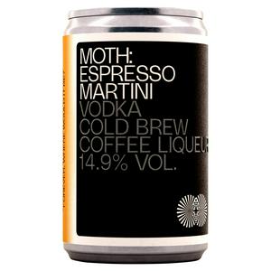 Moth Espresso Martini can 125ml, imported from the UK