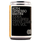 Moth Espresso Martini can 125ml, imported from the UK