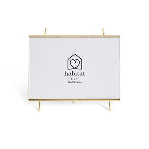 Habitat gold easel photo frame 5x7, UK version