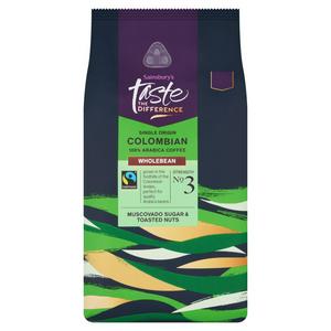 Sainsbury's Colombian Arabica wholebean coffee 1kg - British product