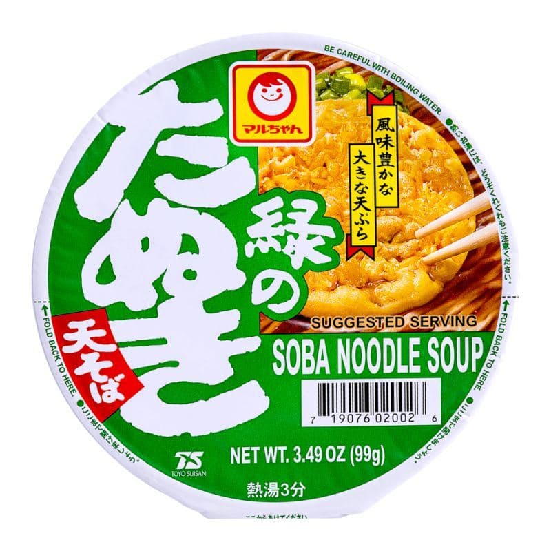 Maruchan Soba Noodle Soup (Midori No Tanuki Soba)