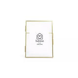 Habitat Skinny Metal Easel Picture Frame Gold 18x13cm, UK version