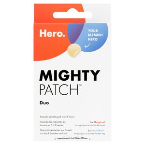 Hero Cosmetics Mighty Patch Duo Pimple Patches 12, imported from the UK