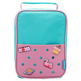 Smash Pink and Turquoise Lunch Bag 24cm (British brand)