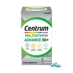 Centrum Advance 50+ Comprimés multivitaminés 100