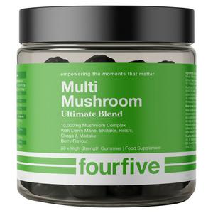 Fourfive mushroom gummies berry flavour 60 count - British product