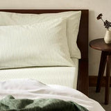 Habitat Oxford Stripe Green Printed Pillowcase 50x75cm, UK version