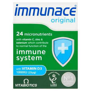 Vitabiotics Immunace Original Multivitamin 30 Tablets (British brand)