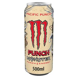 Monster Energy Drink Pacific Punch 500ml, imported from the UK