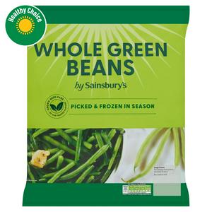 Sainsbury's ganze grüne Bohnen gefroren 900g