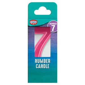 Sainsburys Dr. Oetker Number 7 Candle Birthday Cake Decoration- Buy online at McGrocer