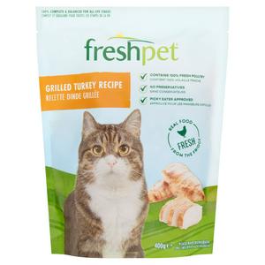 Freshpet Grillet Kalkun Oppskrift Kattemat 400g