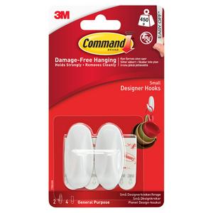 Sainsburys Command Adhesive Hooks Small Hanging Strips 2 Pack- Buy online at McGrocer