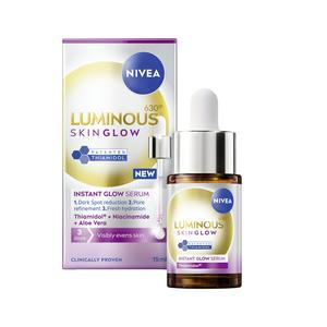 Nivea Luminous630 Instant Glow Serum 15ml, imported from the UK