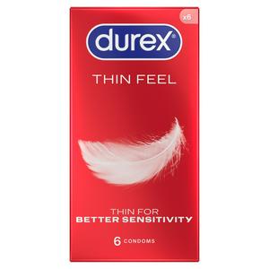 Durex Thin Feel Condoms 6 pack - British product