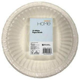 Sainsbury's Home Weiße Papierschalen, 25er-Pack (Britische Marke)