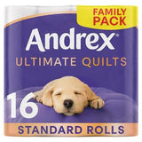 Andrex Ultimate Quilts toilet tissue 16 pack - British product