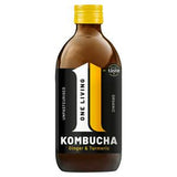 One Living Organic Kombucha Ginger & Turmeric 330ml, imported from the UK