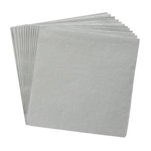 Habitat silver tissue napkins pack of 20, UK version
