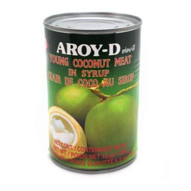 Aroy-D Young Coconut Meat in Syrup 糖水香椰子肉