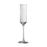 Habitat wide ribbed Champagne Flute Clear UK version