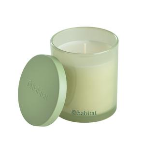 Sainsburys Habitat Scented Candle Rhubarb & Elderflower Green 200g- Buy online at McGrocer