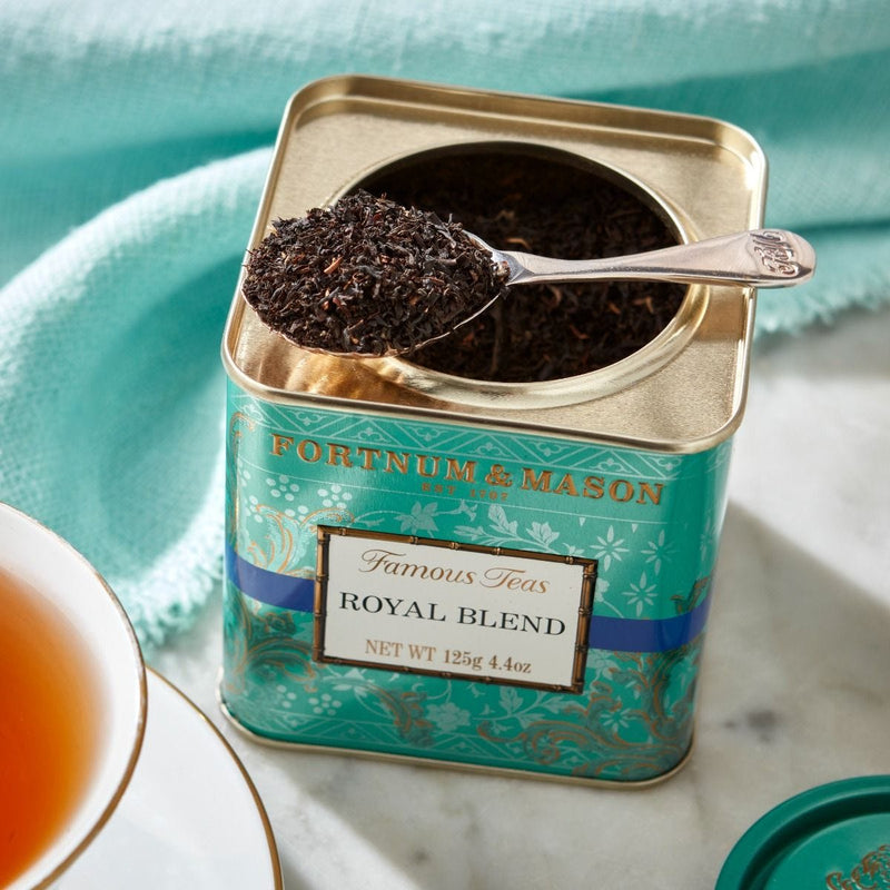 Fortnum's Royal Blend tea 125g tin, imported from the UK