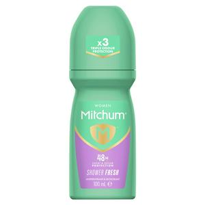 Mitchum Shower Fresh roll-on antiperspirant 100ml, imported from the UK