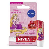 Nivea Wild Cranberry Lip Balm Disney Edition, imported from the UK