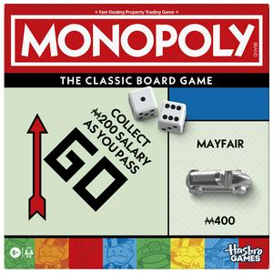 Hasbro Monopoly Classic Board Game 26.7cm box, UK version