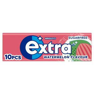 10 قطع من لبان خالي من السكر بنكهة البطيخ Extra