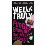 Well & Truly Fudge Brownie Oat Milk Chocolate 90g (British brand)