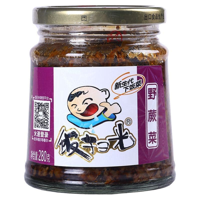 Fan Sao Guang Wild Brake Pickles 飯掃光 野蕨菜