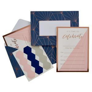 Sainsburys Sainsbury's Home Hexagon Party Invites Pack of 10- Buy online at McGrocer