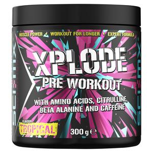 Sci-MX Nutrition Xplode Poudre Pré-entraînement Tropical 300g