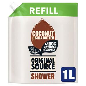 Original Source Tropical Coconut shower refill 1000ml, imported from the UK